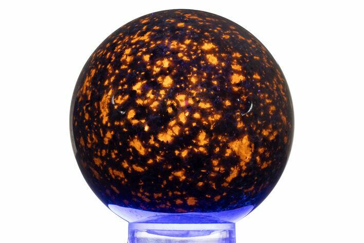 Fluorescent Polished Sodalite-Syenite Sphere - China #319385